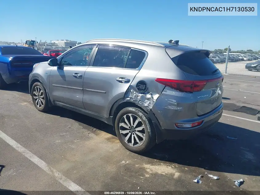 2017 KIA SPORTAGE VIN KNDPNCAC1H7130530 — фото 3
