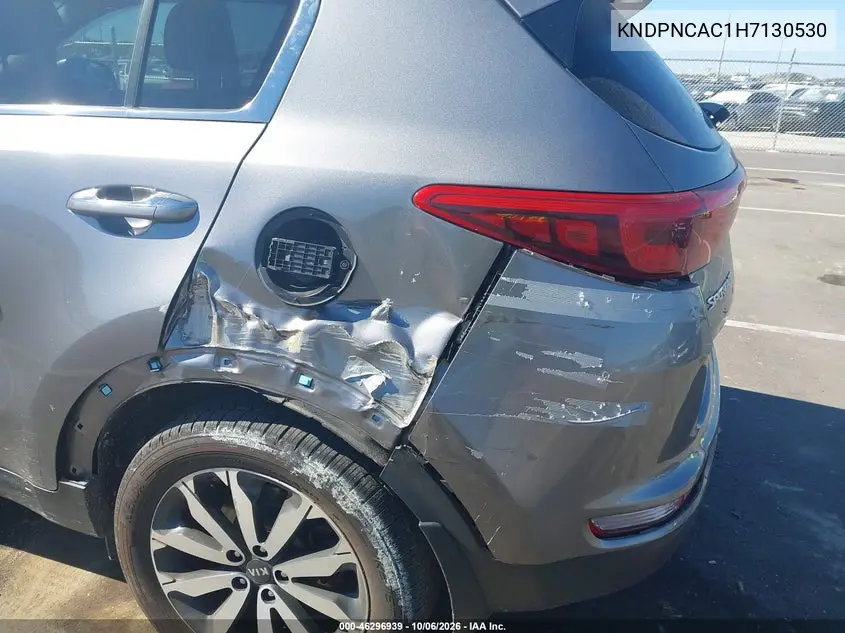 2017 KIA SPORTAGE VIN KNDPNCAC1H7130530 — фото 5