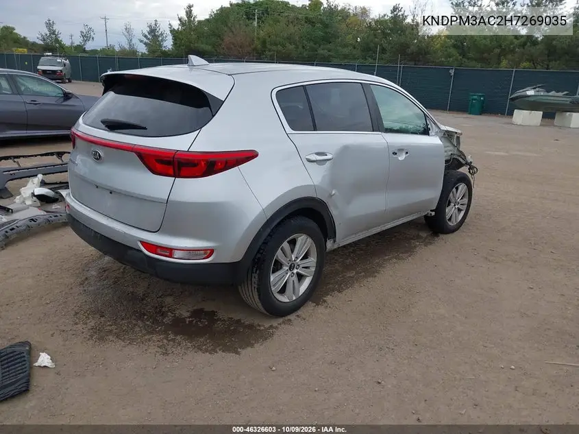 2017 KIA SPORTAGE VIN KNDPM3AC2H7269035 — фото 4