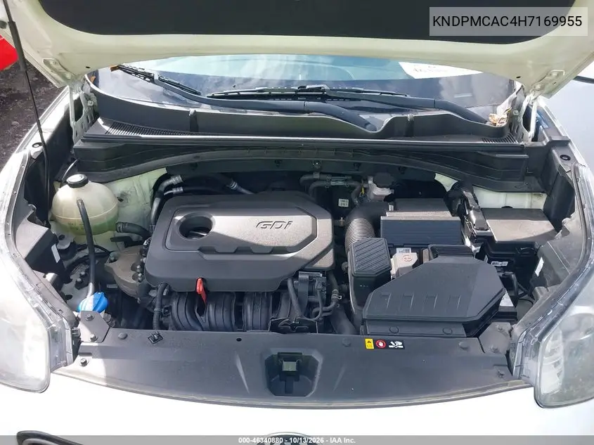 2017 KIA SPORTAGE VIN KNDPMCAC4H7169955 — фото 10