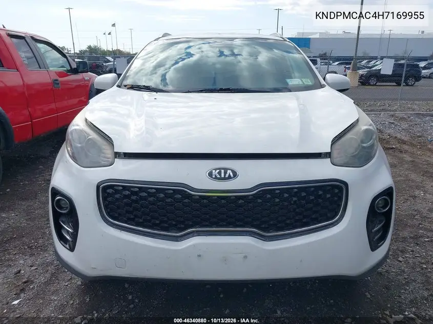 2017 KIA SPORTAGE VIN KNDPMCAC4H7169955 — фото 11