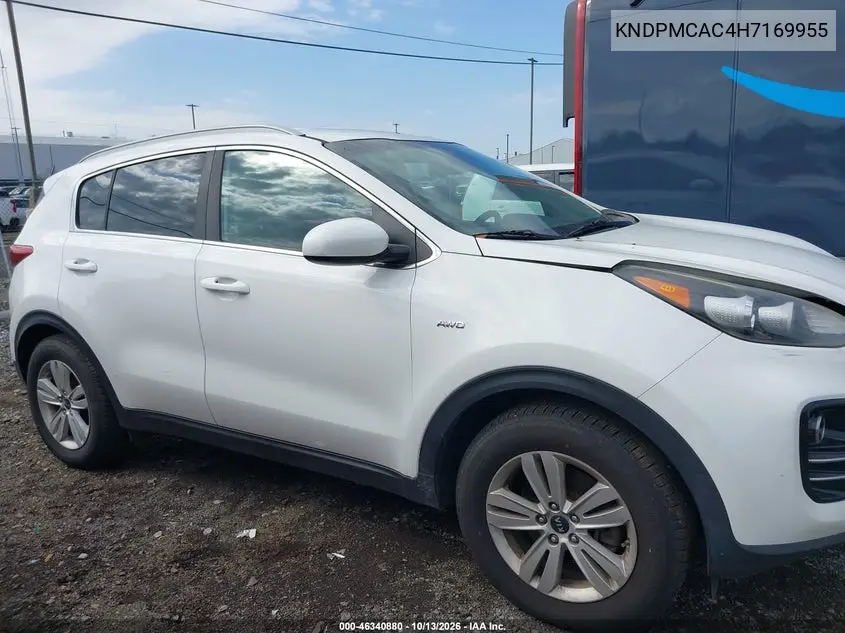 2017 KIA SPORTAGE VIN KNDPMCAC4H7169955 — фото 12