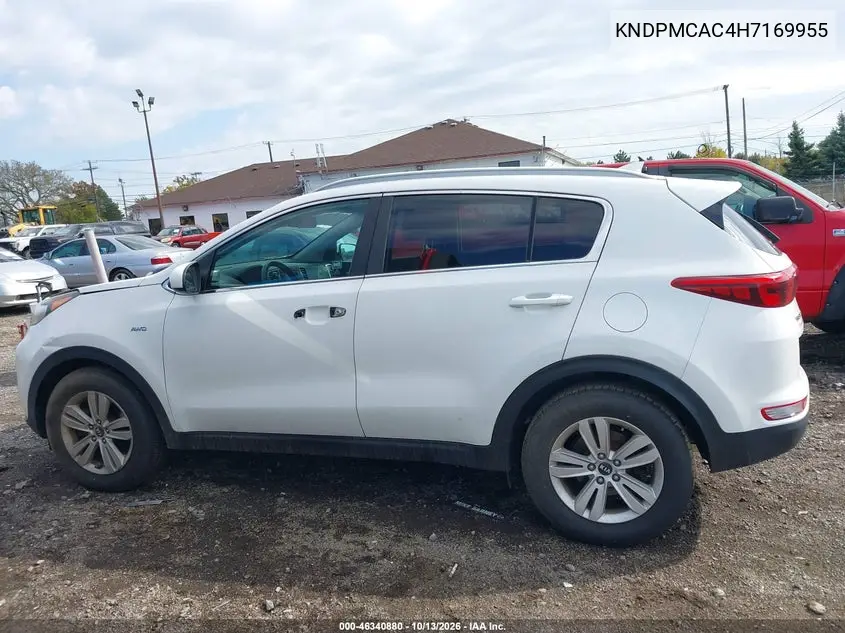 2017 KIA SPORTAGE VIN KNDPMCAC4H7169955 — фото 13
