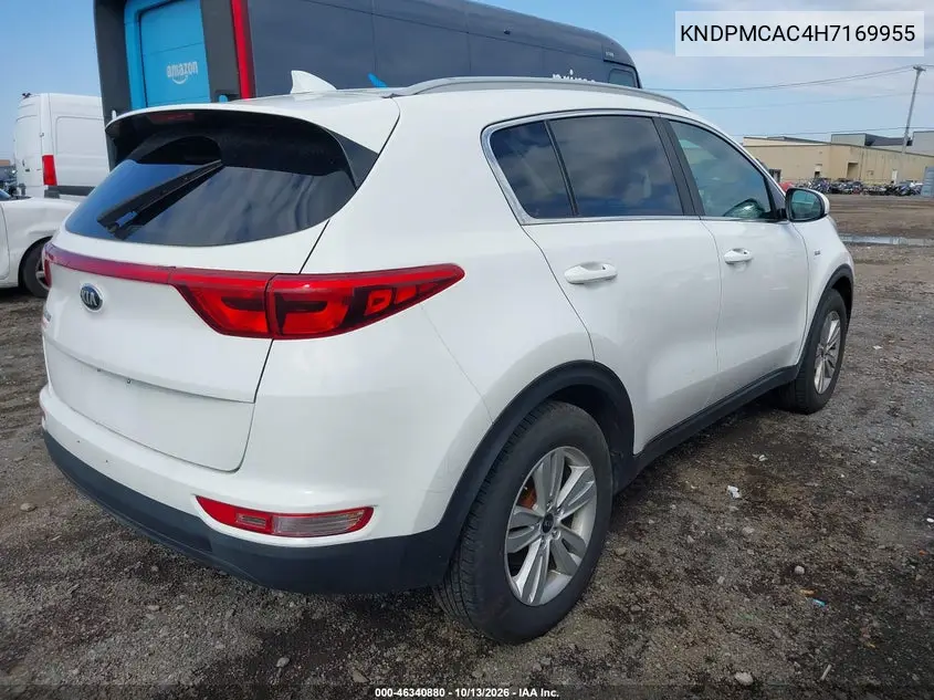 2017 KIA SPORTAGE VIN KNDPMCAC4H7169955 — фото 4