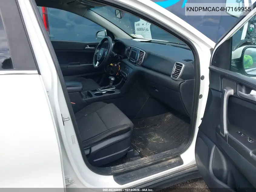 2017 KIA SPORTAGE VIN KNDPMCAC4H7169955 — фото 5