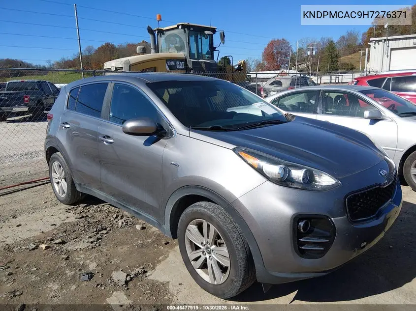 KIA SPORTAGE 2017, VIN KNDPMCAC9H7276371