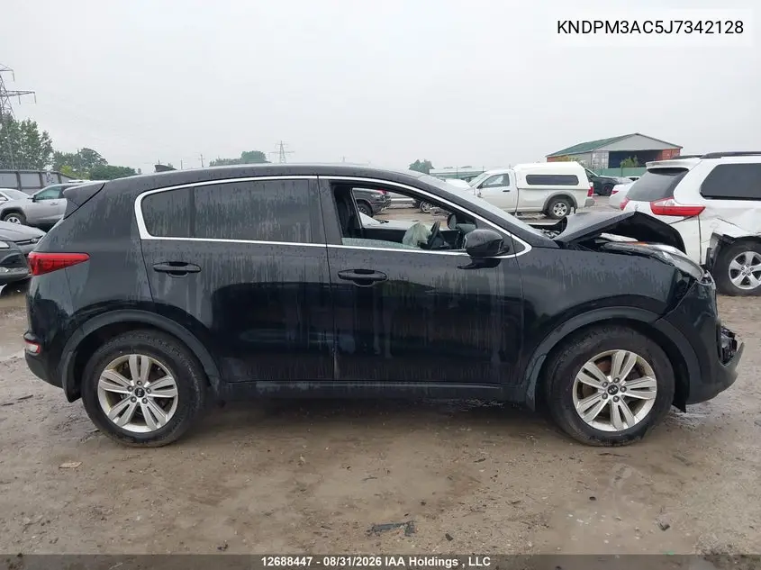 2018 KIA SPORTAGE VIN KNDPM3AC5J7342128 — фото 12