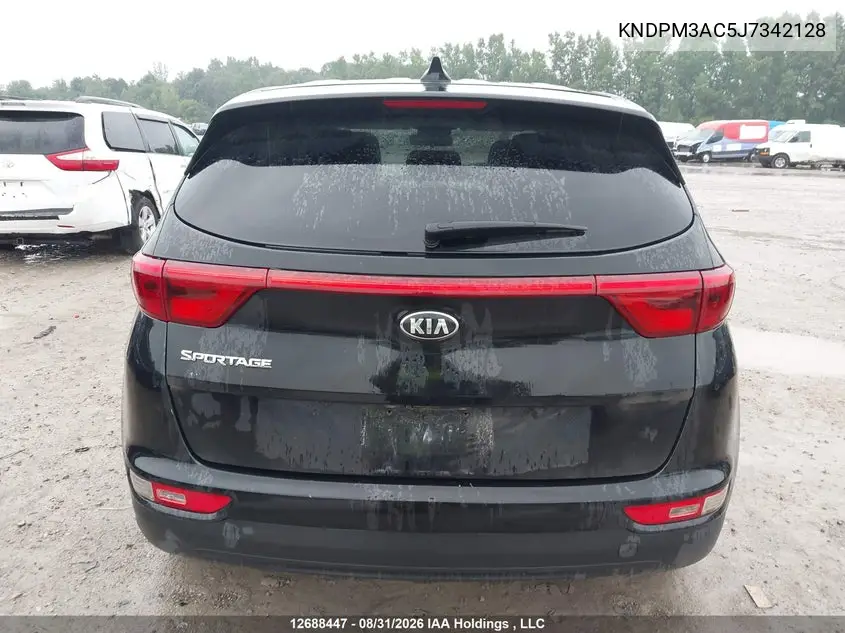 2018 KIA SPORTAGE VIN KNDPM3AC5J7342128 — фото 15