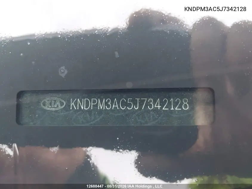 2018 KIA SPORTAGE VIN KNDPM3AC5J7342128 — фото 16