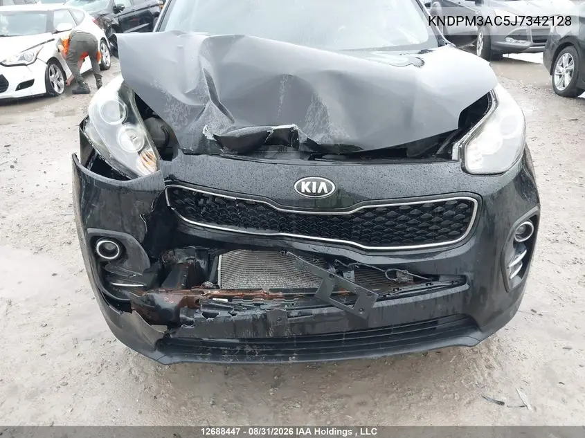 2018 KIA SPORTAGE VIN KNDPM3AC5J7342128 — фото 6