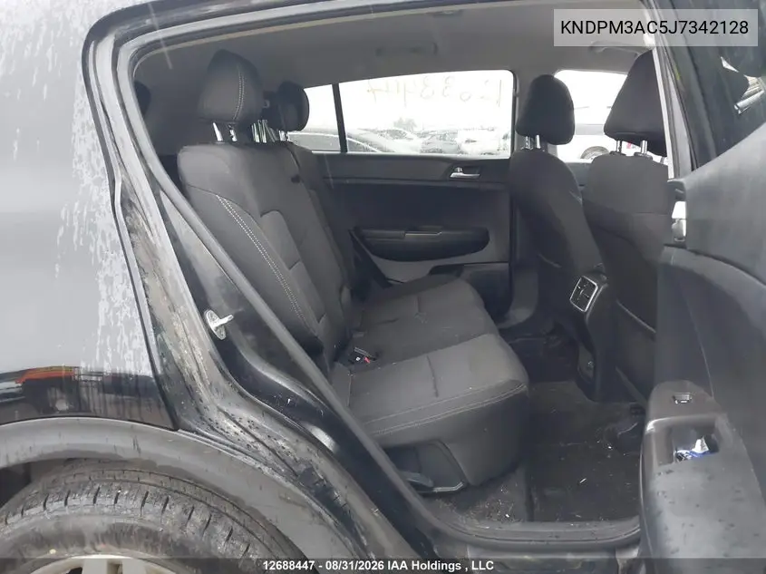 2018 KIA SPORTAGE VIN KNDPM3AC5J7342128 — фото 8