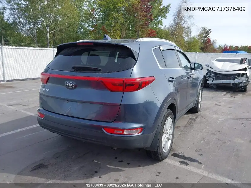 2018 KIA SPORTAGE VIN KNDPMCAC7J7376409 — фото 4