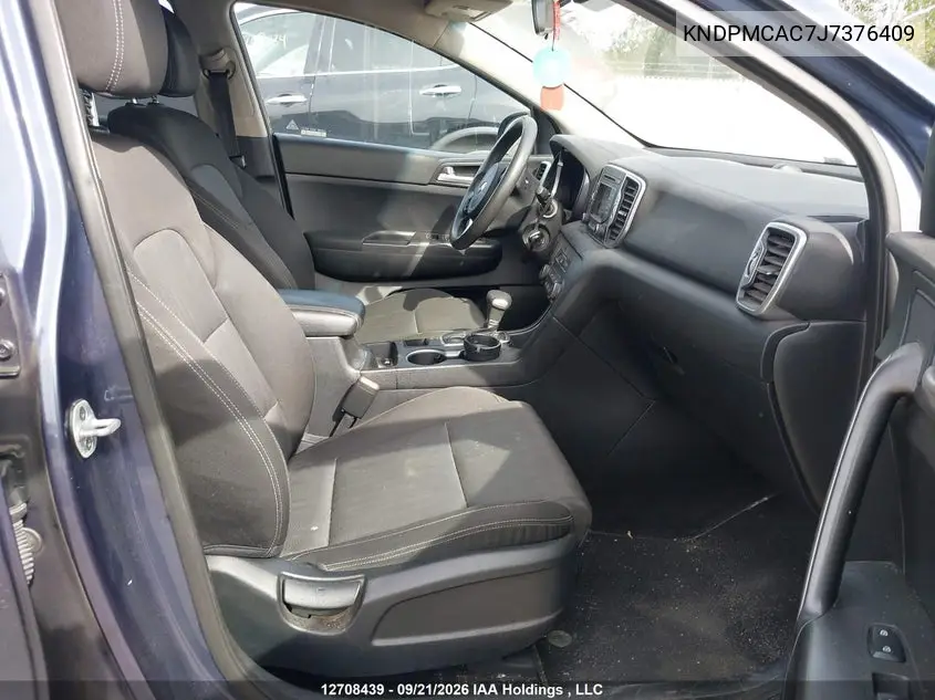 2018 KIA SPORTAGE VIN KNDPMCAC7J7376409 — фото 5