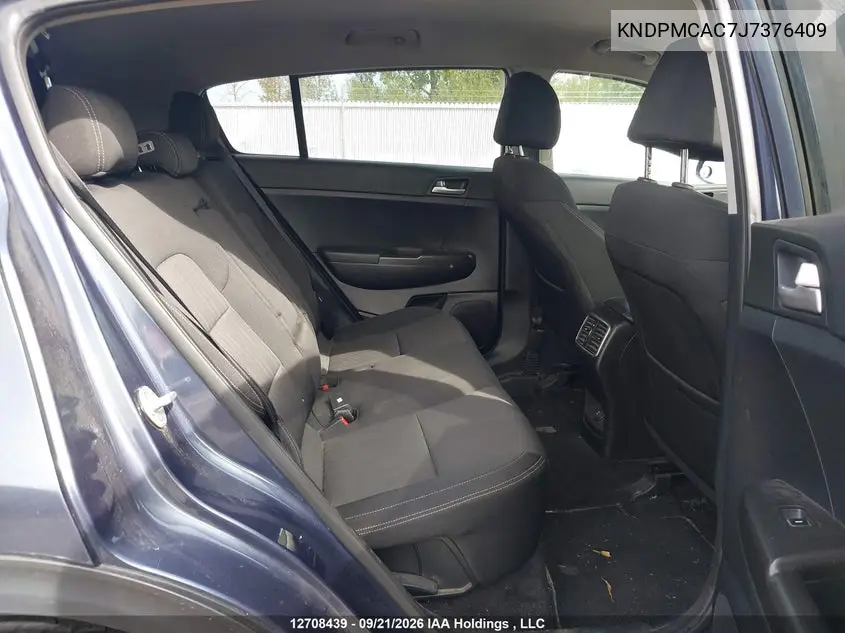 2018 KIA SPORTAGE VIN KNDPMCAC7J7376409 — фото 8