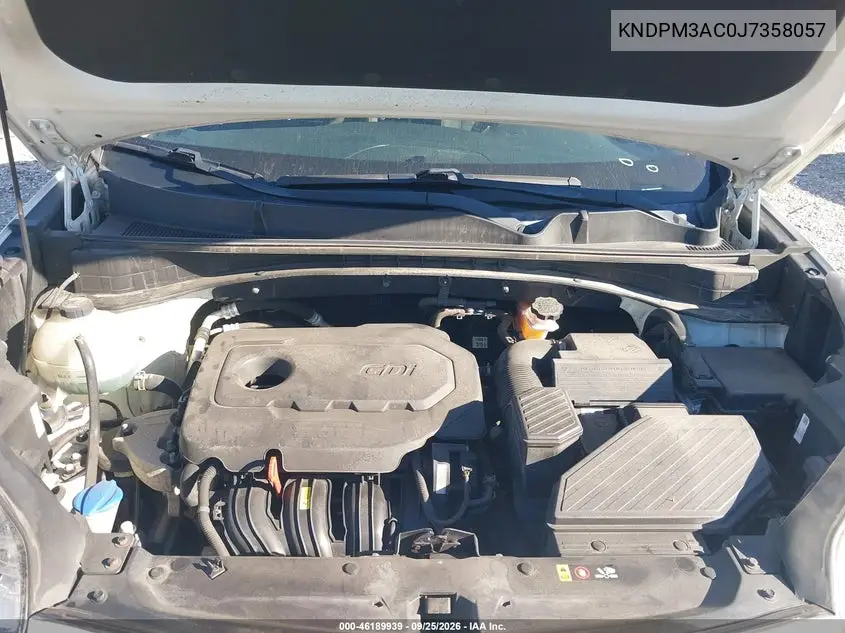 2018 KIA SPORTAGE VIN KNDPM3AC0J7358057 — фото 10