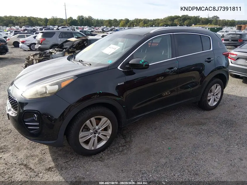 2018 KIA SPORTAGE VIN KNDPMCAC8J7391811 — фото 2