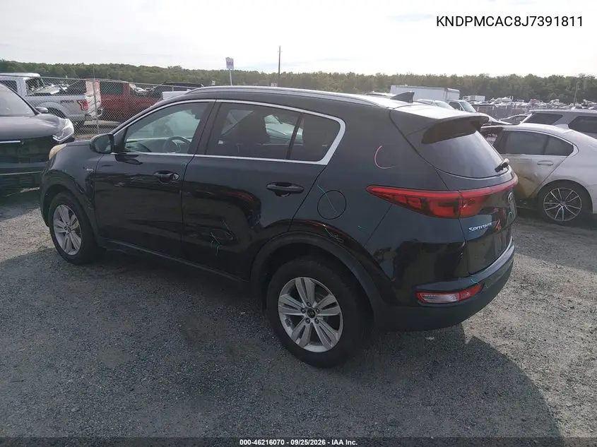 2018 KIA SPORTAGE VIN KNDPMCAC8J7391811 — фото 3