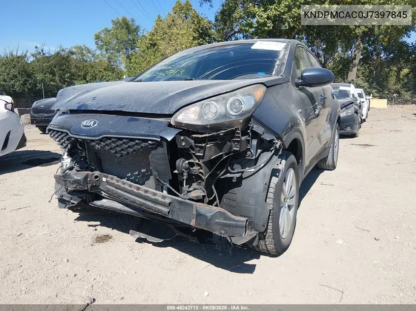 2018 KIA SPORTAGE VIN KNDPMCAC0J7397845 — фото 2