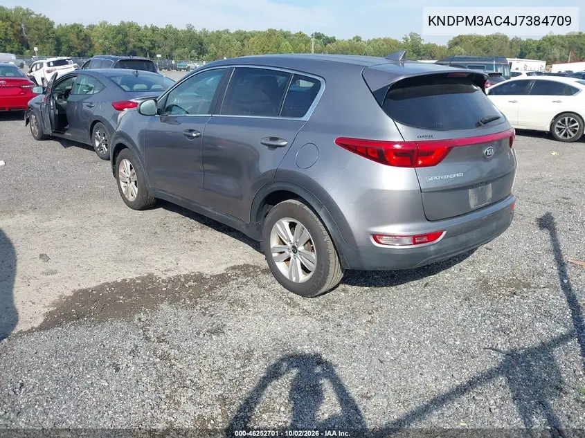2018 KIA SPORTAGE VIN KNDPM3AC4J7384709 — фото 3