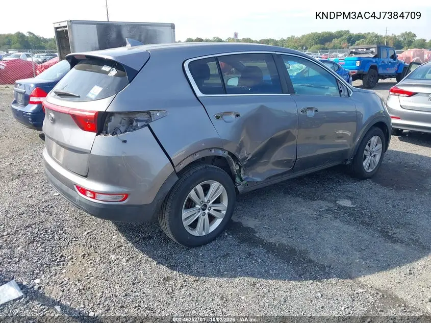 2018 KIA SPORTAGE VIN KNDPM3AC4J7384709 — фото 4
