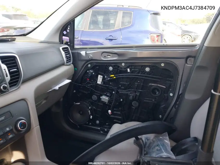 2018 KIA SPORTAGE VIN KNDPM3AC4J7384709 — фото 5
