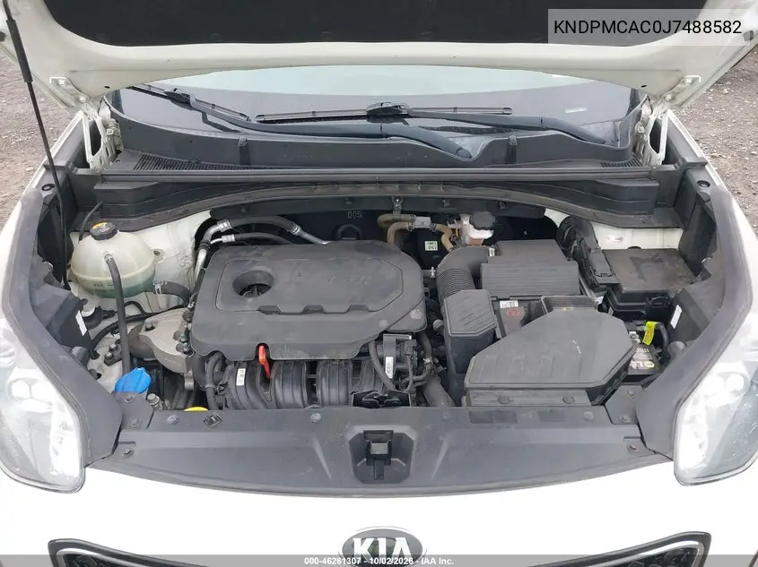 2018 KIA SPORTAGE VIN KNDPMCAC0J7488582 — фото 10