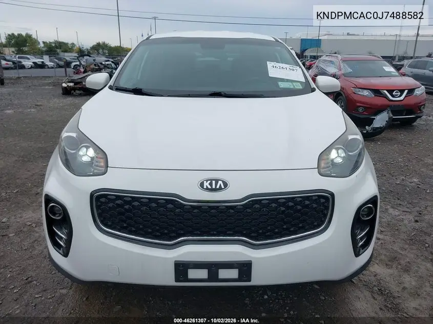 2018 KIA SPORTAGE VIN KNDPMCAC0J7488582 — фото 13