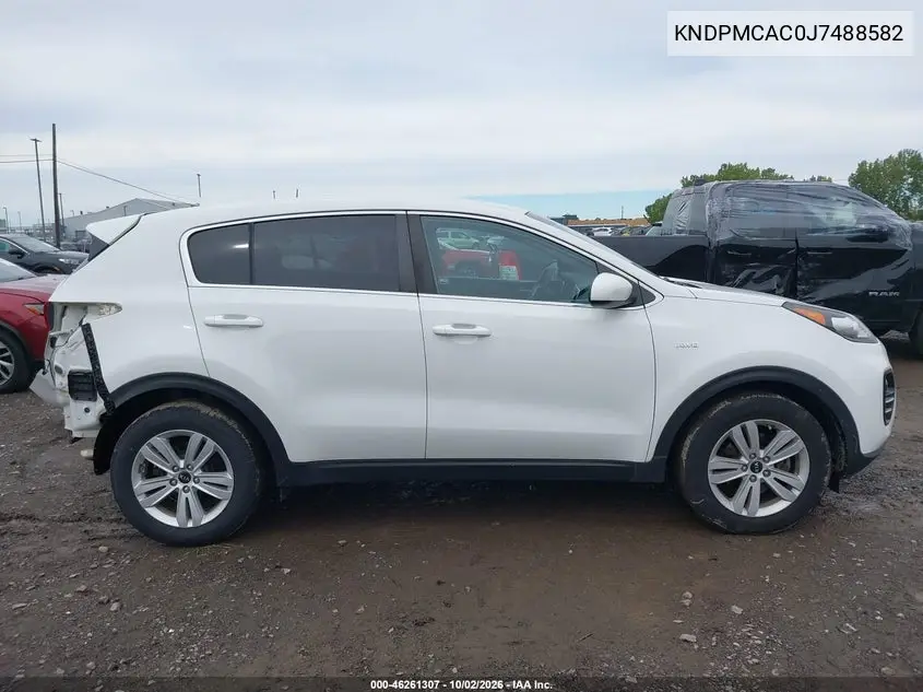 2018 KIA SPORTAGE VIN KNDPMCAC0J7488582 — фото 14