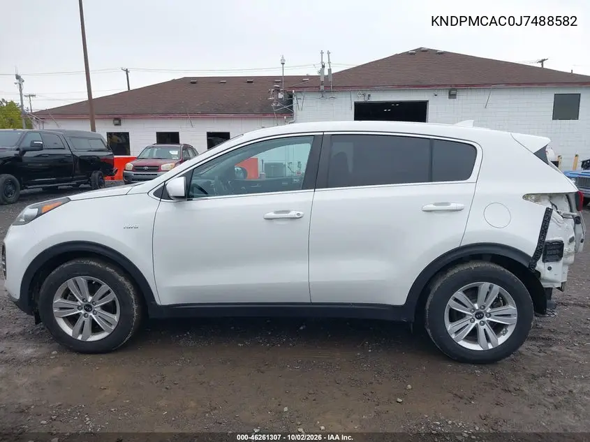 2018 KIA SPORTAGE VIN KNDPMCAC0J7488582 — фото 15
