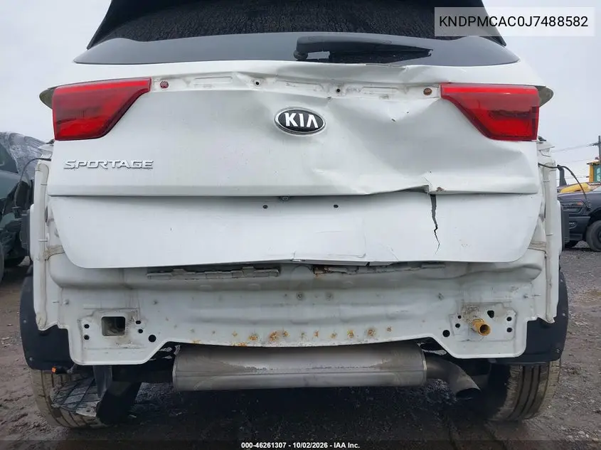 2018 KIA SPORTAGE VIN KNDPMCAC0J7488582 — фото 18