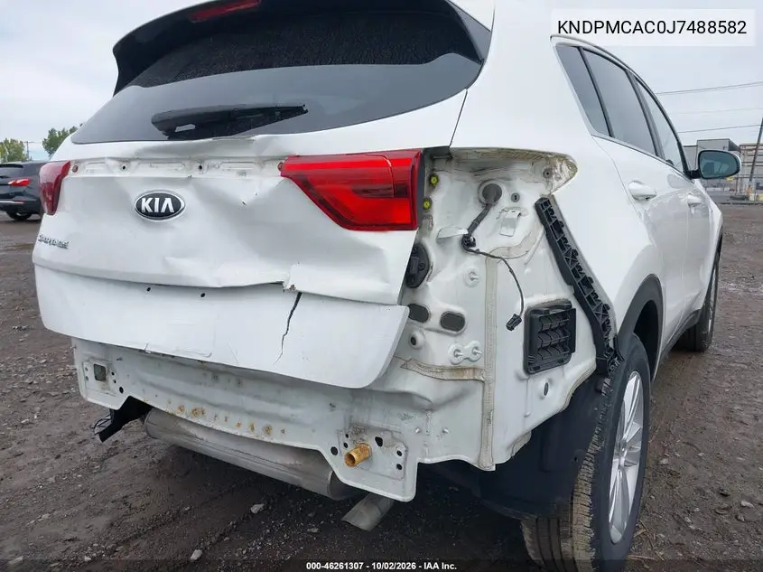 2018 KIA SPORTAGE VIN KNDPMCAC0J7488582 — фото 6