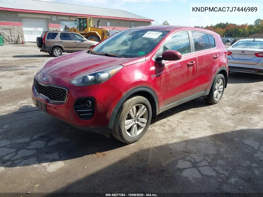 2018 KIA SPORTAGE VIN KNDPMCAC7J7446989 — фото 2
