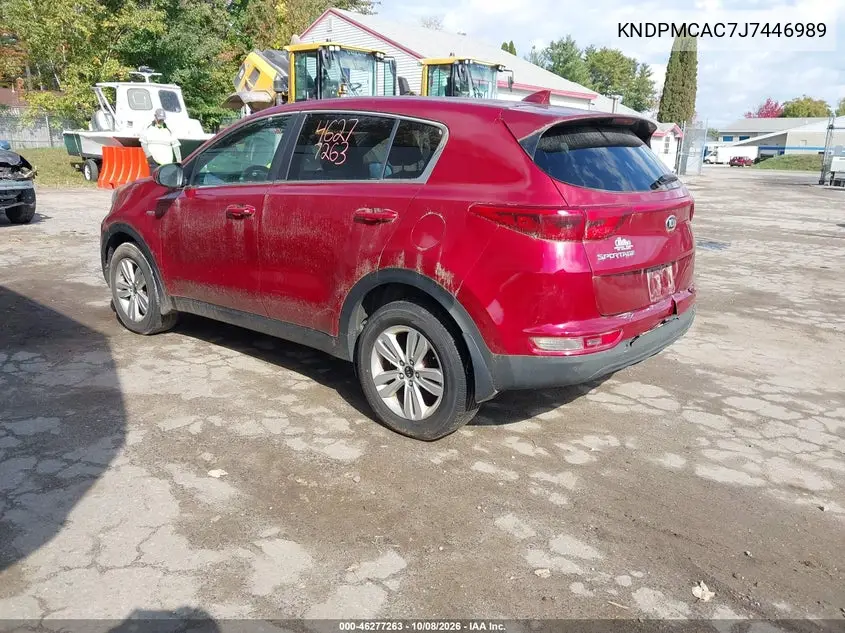 2018 KIA SPORTAGE VIN KNDPMCAC7J7446989 — фото 3