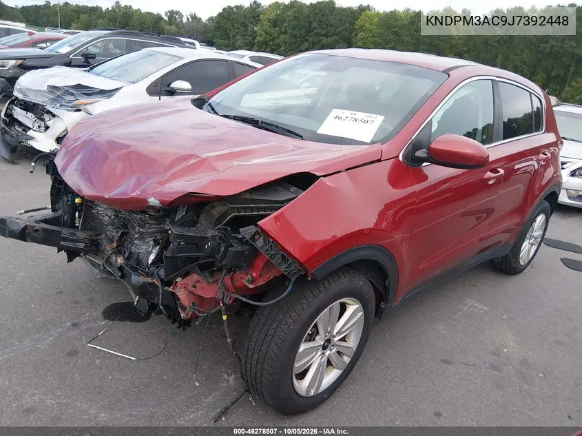 2018 KIA SPORTAGE VIN KNDPM3AC9J7392448 — фото 2
