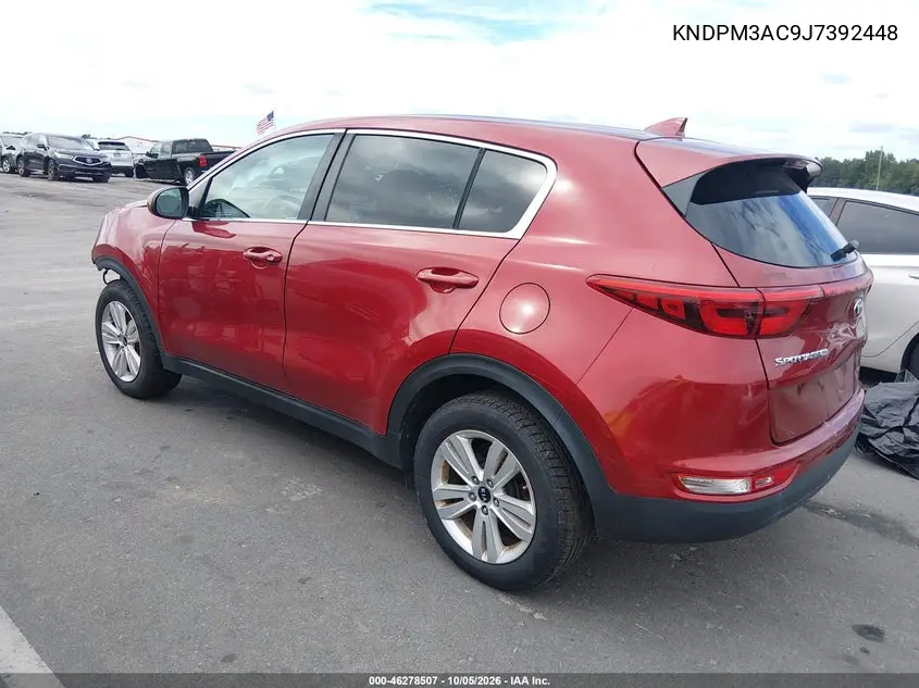 2018 KIA SPORTAGE VIN KNDPM3AC9J7392448 — фото 3