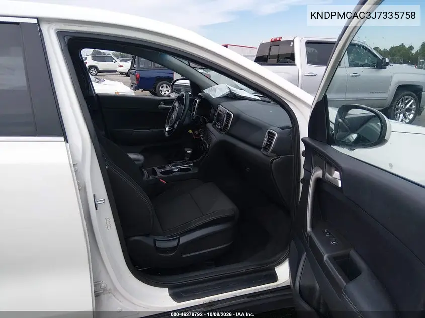 2018 KIA SPORTAGE VIN KNDPMCAC3J7335758 — фото 5