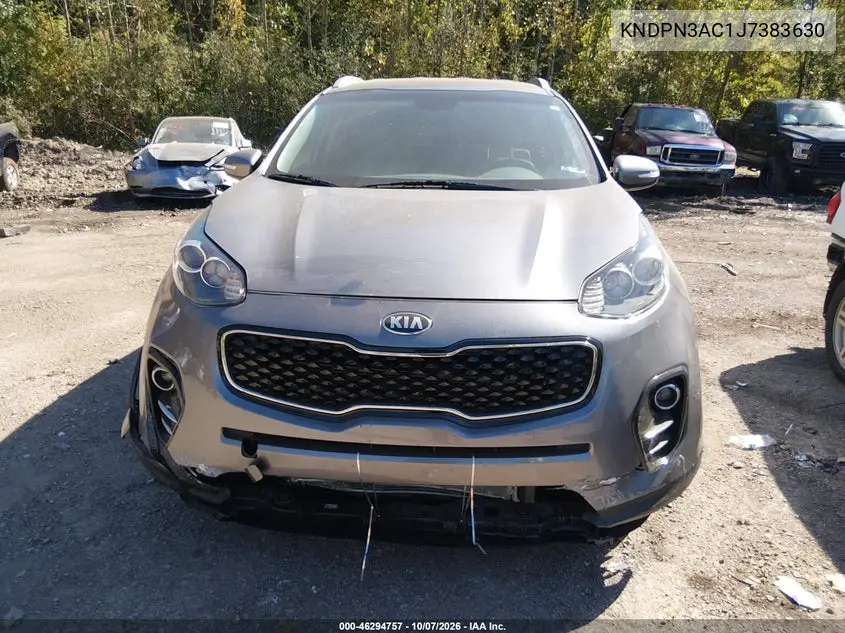 2018 KIA SPORTAGE VIN KNDPN3AC1J7383630 — фото 12