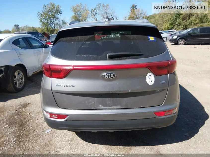 2018 KIA SPORTAGE VIN KNDPN3AC1J7383630 — фото 16