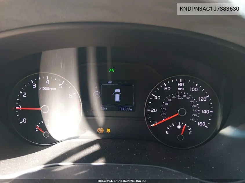 2018 KIA SPORTAGE VIN KNDPN3AC1J7383630 — фото 7