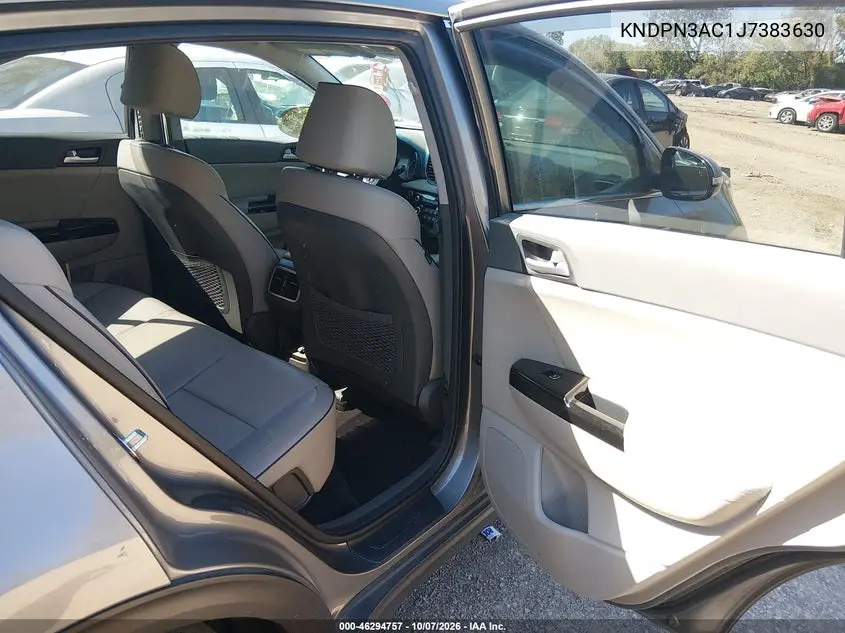 2018 KIA SPORTAGE VIN KNDPN3AC1J7383630 — фото 8