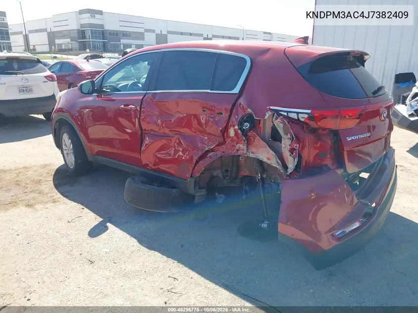 2018 KIA SPORTAGE VIN KNDPM3AC4J7382409 — фото 3
