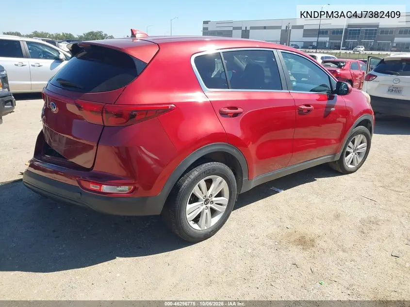 2018 KIA SPORTAGE VIN KNDPM3AC4J7382409 — фото 4