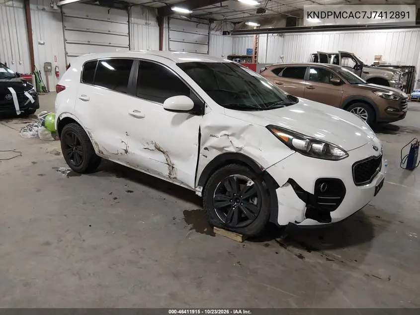 KIA SPORTAGE 2018, VIN KNDPMCAC7J7412891