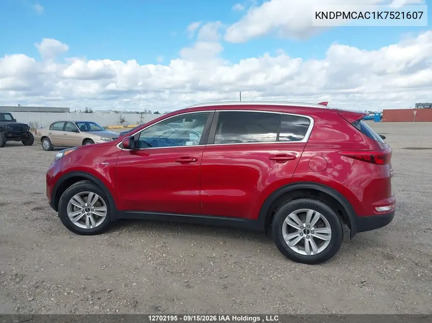 2019 KIA SPORTAGE VIN KNDPMCAC1K7521607 — фото 13