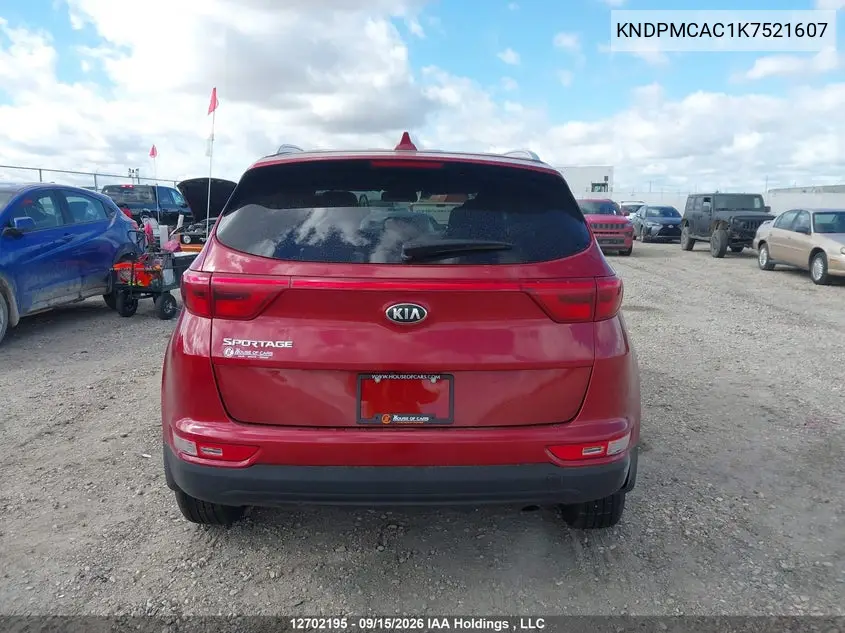 2019 KIA SPORTAGE VIN KNDPMCAC1K7521607 — фото 15