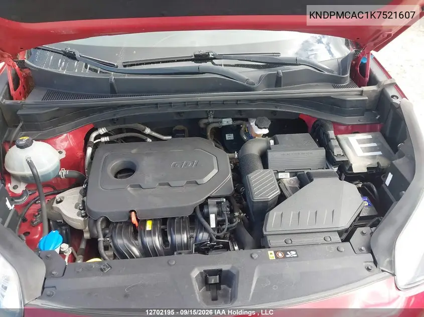 2019 KIA SPORTAGE VIN KNDPMCAC1K7521607 — фото 9
