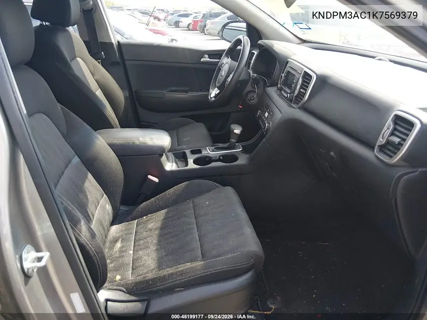 2019 KIA SPORTAGE VIN KNDPM3AC1K7569379 — фото 5