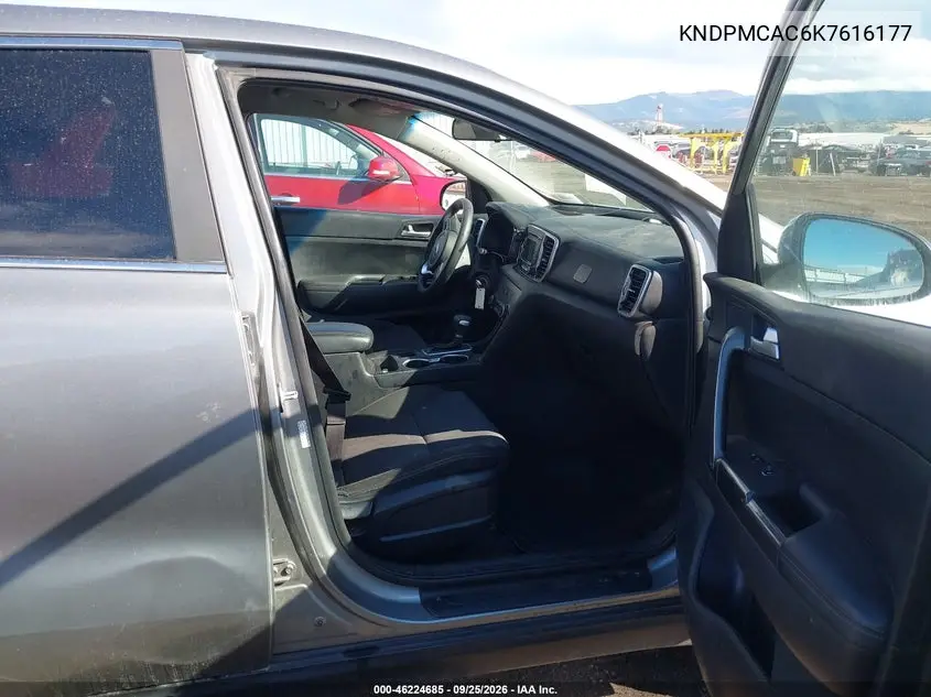 2019 KIA SPORTAGE VIN KNDPMCAC6K7616177 — фото 5