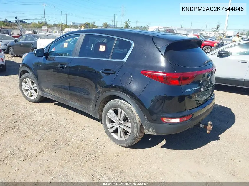 2019 KIA SPORTAGE VIN KNDPM3AC2K7544846 — фото 3