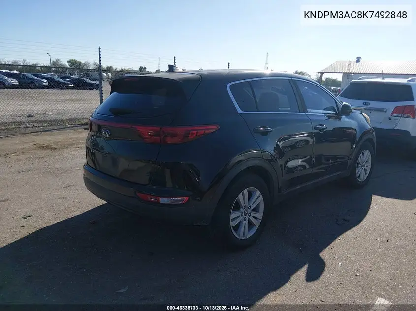 2019 KIA SPORTAGE VIN KNDPM3AC8K7492848 — фото 4